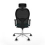 Piqueras y Crespo Chaise de Bureau 1D086N2 Turquoise