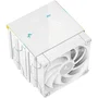 Deepcool AK620 Digital Pro Blanc (R-AK620-WHAPMN-G) - Ventirad CPU avec écran digital, 6 caloducs CTT 2.0, 2 ventilateurs PWM 120 mm