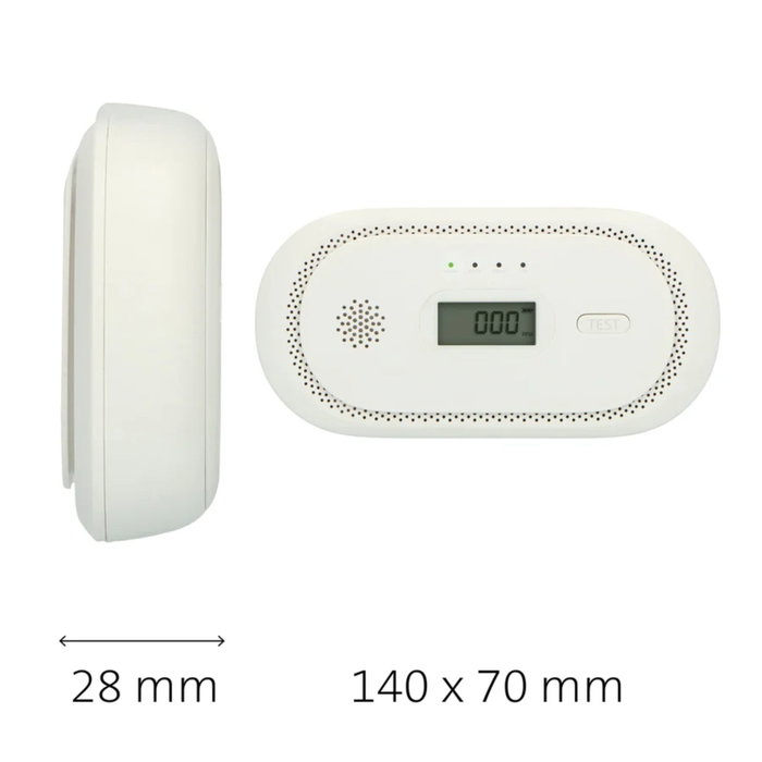 Alecto COA2650 Détecteur de monoxyde de carbone avec écran