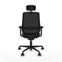 Piqueras y Crespo Chaise de Bureau Mardos Noir