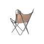 DKD Home Decor Fauteuil Blanc Marron Fer