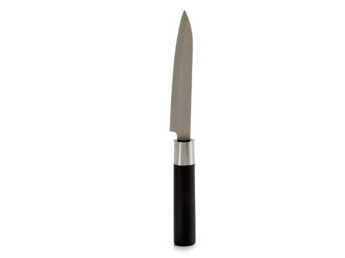 KINVARA Petit couteau en acier avec manche noir KINVARA Petit couteau en acier avec manche noir