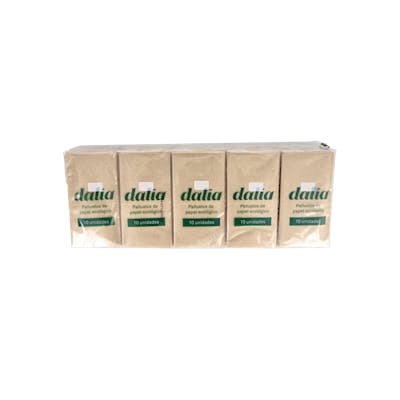DALIA Mouchoirs de poche BIO non blanchis, 10 unités DALIA Mouchoirs de poche BIO non blanchis, 10 unités