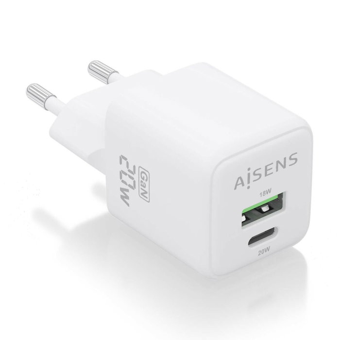Chargeur mural Aisens ASCH-20W2P010-W Blanc