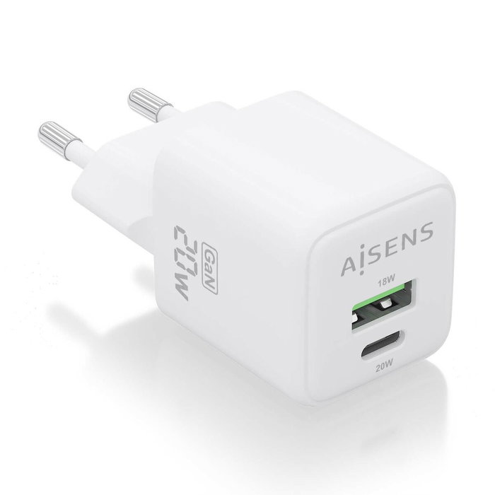 Chargeur mural Aisens ASCH-20W2P010-W Blanc