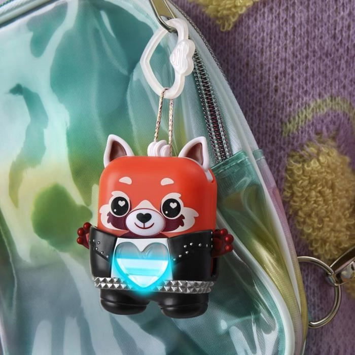 Hasbro Nano-mals Pamanda le panda roux, compagnon électronique