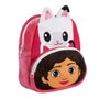 Cerdá - Sac à dos crèche personnage Gabby's Dollhouse premium 18 x 22 x 4 cm - Pour enfant dès 3 ans - Rose
