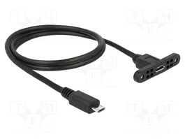 DELOCK Câble USB 2.0 Micro USB B, 1m, noir