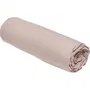 Today - Drap housse TODAY Essential - 100% coton - 140 x 190 cm - Rose des sables - Pour 2 personnes