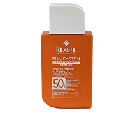 Rilastil Sun System Water Touch Superfluid SPF50 Crème Solaire Visage 50 ml - Très Haute Protection, Texture Fluide, Teint Mat, Résistante à l'Eau