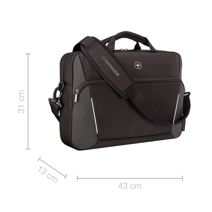 Wenger XE Compact Brief 16 Sac pour ordinateur portable noir