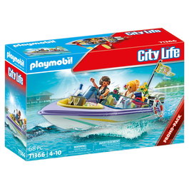 Playmobil - Paseo Lancha En La Luna De Miel City Life - Ensemble de Figurines pour Jeu Créatif, Loisir Enfant à Partir de 4 Ans