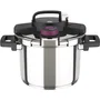 GSW Autocuiseur Easy Click 6 L - Compatible induction - Acier massif 18/10 - Système de sécurité - Diamètre 22 cm
