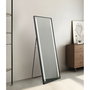 Miroir sur Pied Home ESPRIT Noir Aluminium 60 x 0,5 x 165 cm