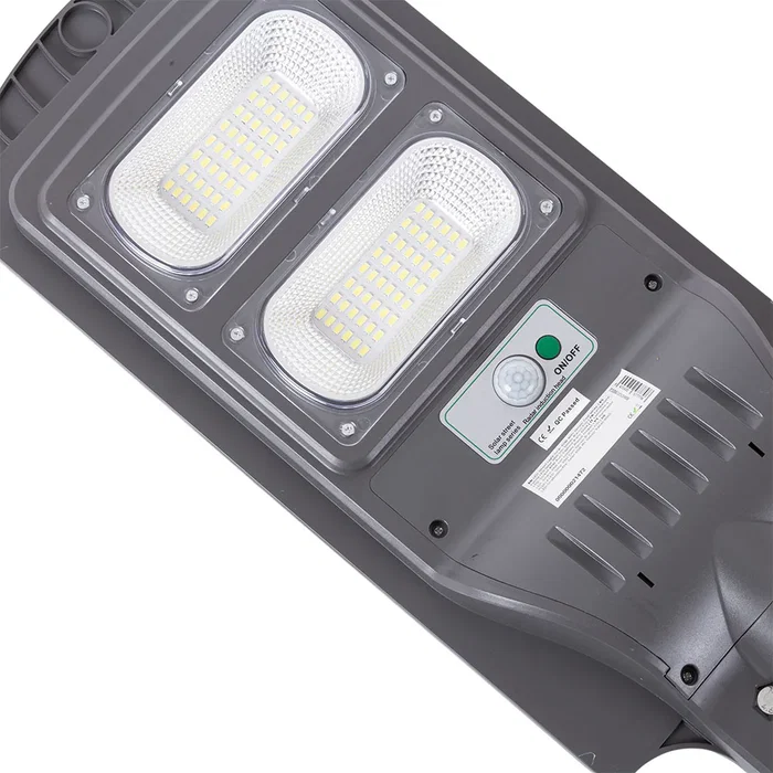 Borne LED Solaire 40W 4000K IP65 Capteur Crépusculaire et Mouvement Autonomie 50.000H [RS-SLABS40W-W]