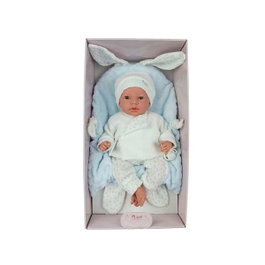 Muñecas Arias Poupée Elegance Andie Bleu avec Coussin