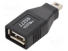 DELOCK Adaptateur USB 2.0 de USB A socle vers USB B mini prise