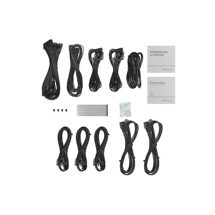 Deepcool Alimentation PC Gamer Storm PN750-M, 750W, 80 PLUS Gold, ATX 3.1, Modèle R-PN750M-FC0B-JGEU