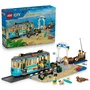 LEGO City 60506 Le Tramway de Bord de Mer - Jouet Train pour Garçon ou Fille dès 7 ans, Maquette de Tramway avec Rails et Station