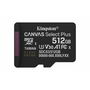 Carte Mémoire Micro SD avec Adaptateur Kingston SDCS3/512GBSP 512 GB