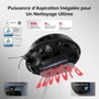 Roborock SAROS Z70 - Aspirateur robot laveur Noir et argent