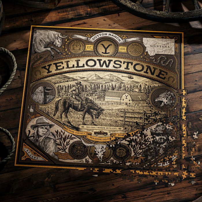 Yellowstone Puzzle multidimensionnel (1000 pièces)