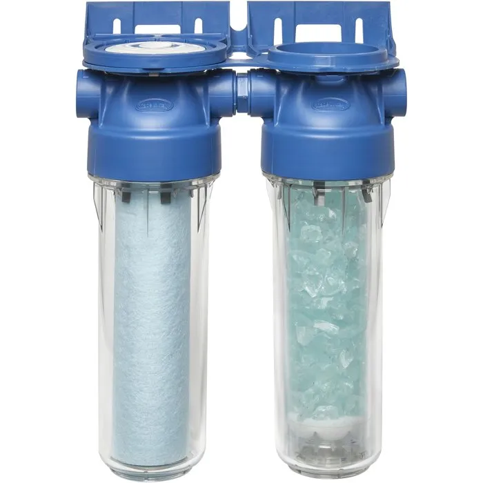 BWT - Pack annuel de cartouches de filtration ARCTIC 20 µm (anti-impuretés, antibactérien) et PURESILI (antitartre, anticorrosion) pour protection complète