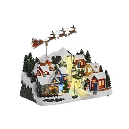 Décorations de Noël Home ESPRIT Multicouleur Musical