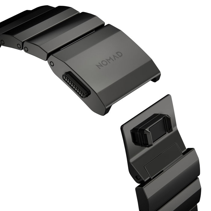 Nomad Nomad Strap Stainless Steel Graphite black V2 42/44/45/49mm Nomad Nomad Strap Stainless Steel Graphite black V2 42/44/45/49mm