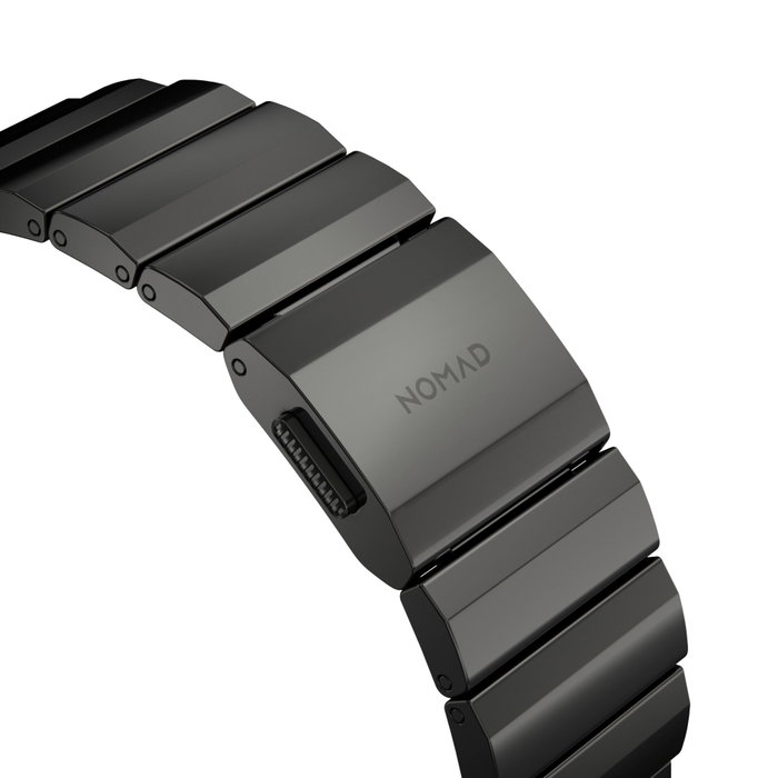 Nomad Nomad Strap Stainless Steel Graphite black V2 42/44/45/49mm Nomad Nomad Strap Stainless Steel Graphite black V2 42/44/45/49mm
