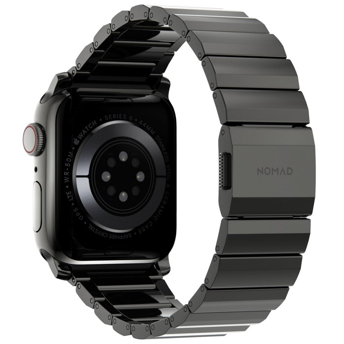 Nomad Nomad Strap Stainless Steel Graphite black V2 42/44/45/49mm Nomad Nomad Strap Stainless Steel Graphite black V2 42/44/45/49mm