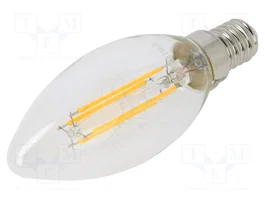 TOSHIBA LED LIGHTING Lampe LED E14 blanc ambiant 2700K 4,5W 470lm