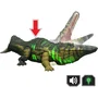 Mattel Figurine dinosaure Stomatosuchus Jurassic World Wild Roar avec sons et lumières