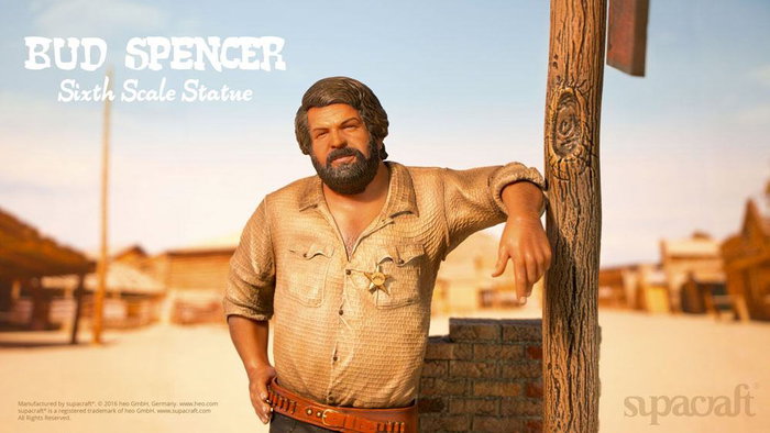 Bud Spencer statuette 1/6 1970 44 cm Bud Spencer statuette 1/6 1970 44 cm