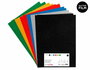 Innspiro Set de 12 feuilles de mousse EVA pailletée, 6 couleurs assorties, 40x60 cm