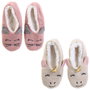 Sensly Chaussons Ballerines Licorne ou Chat avec Intérieur Sherpa