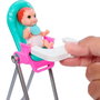 Barbie Skipper Coffret Babysitters Inc avec poupée, bébé et accessoires, bébé change de couleur HTK35