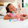 Barbie Skipper Coffret Babysitters Inc avec poupée, bébé et accessoires, bébé change de couleur HTK35