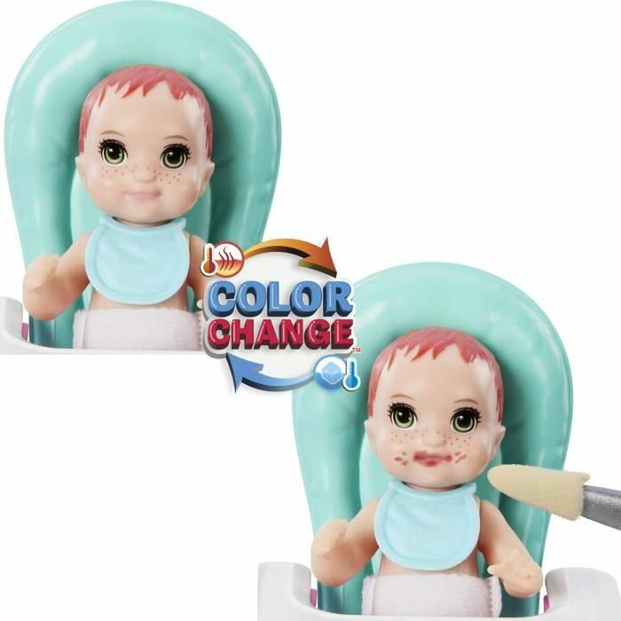 Barbie Skipper Coffret Babysitters Inc avec bébé et accessoires de repas Barbie Skipper Coffret Babysitters Inc avec bébé et accessoires de repas