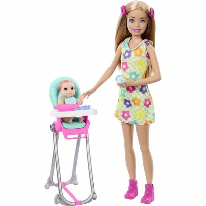 Barbie Skipper Coffret Babysitters Inc avec bébé et accessoires de repas Barbie Skipper Coffret Babysitters Inc avec bébé et accessoires de repas
