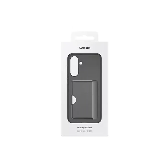 Samsung Coque arrière avec porte-carte pour Galaxy A56 5G Noir