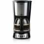 Domo DO708K Cafetière Filtre Noir et Acier Inoxydable