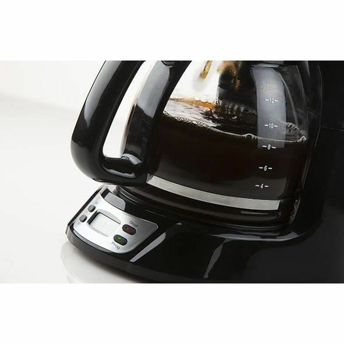 Domo DO708K Cafetière Filtre Noir et Acier Inoxydable Domo DO708K Cafetière Filtre Noir et Acier Inoxydable