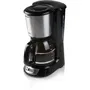 Domo Cafetière Filtre DO708K - 1000W, 1.5L (12 tasses), Programmateur 24h avec écran LCD - Noir et Inox