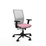 PIQUERAS Y CRESPO Chaise Haches Synchrone/Traslack Rose et Blanc