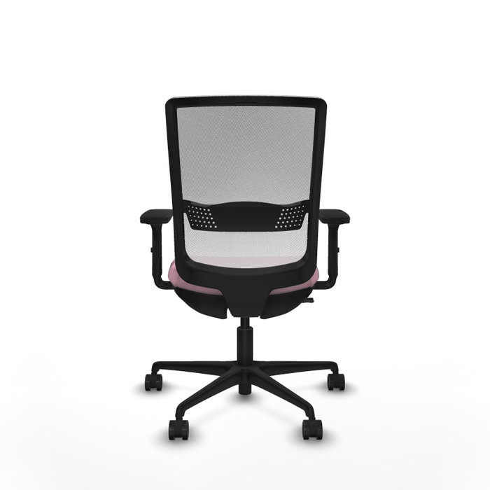 PIQUERAS Y CRESPO Chaise Haches Synchrone/Traslack Rose et Blanc