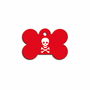 Plaque d'identification pour collier Imarc Bone Rouge