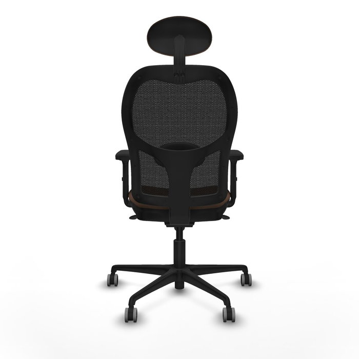 Piqueras y Crespo Chaise de Bureau Jorquera 2D036G1 Noir et Brun foncé