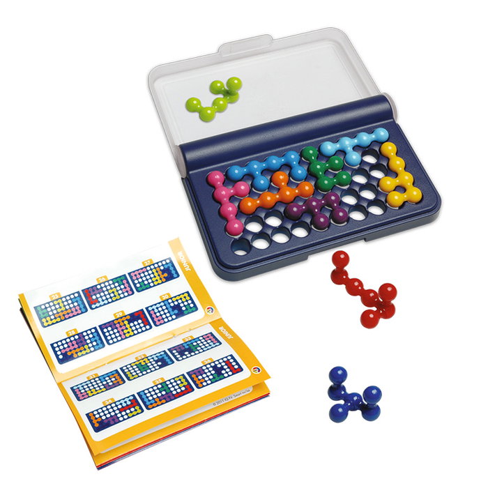 Smart Games - Juego Iq Fit, Jeu de logique et casse-tête avec puzzles 2D/3D, 120 défis, À partir de 6 ans