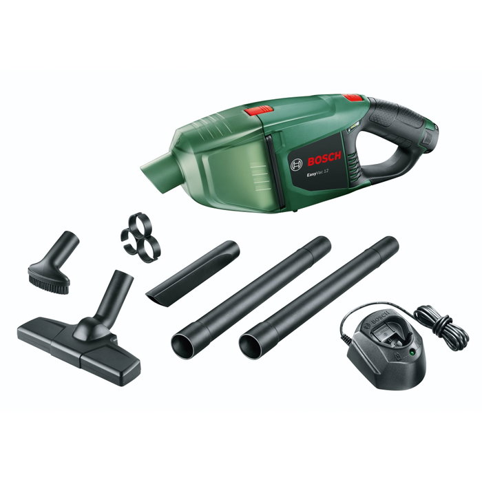 Bosch EasyVac 12 Aspirateur à main sans fil (Batterie, Chargeur et Accessoires inclus) Bosch EasyVac 12 Aspirateur à main sans fil (Batterie, Chargeur et Accessoires inclus)
